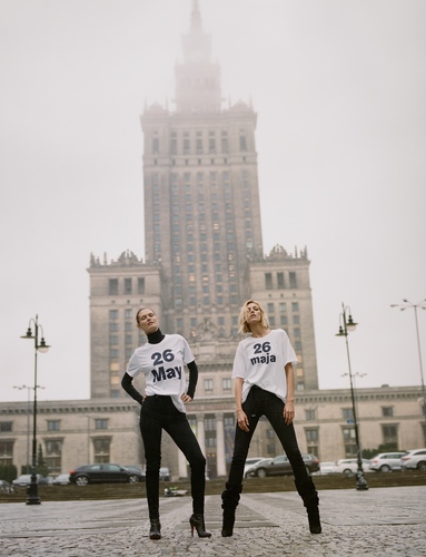 Małgosia Bela and Anja Rubik by Zuza Krajewska in Warsaw