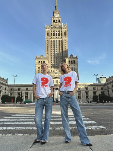 Małgosia Bela and Anja Rubik in Warsaw, 2024